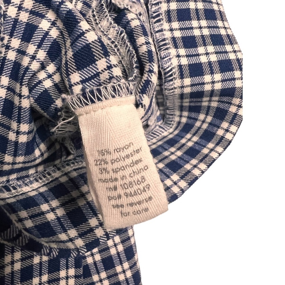 Full Tilt pleated, blue plaid mini skirt - size XS - Picture 6 of 7